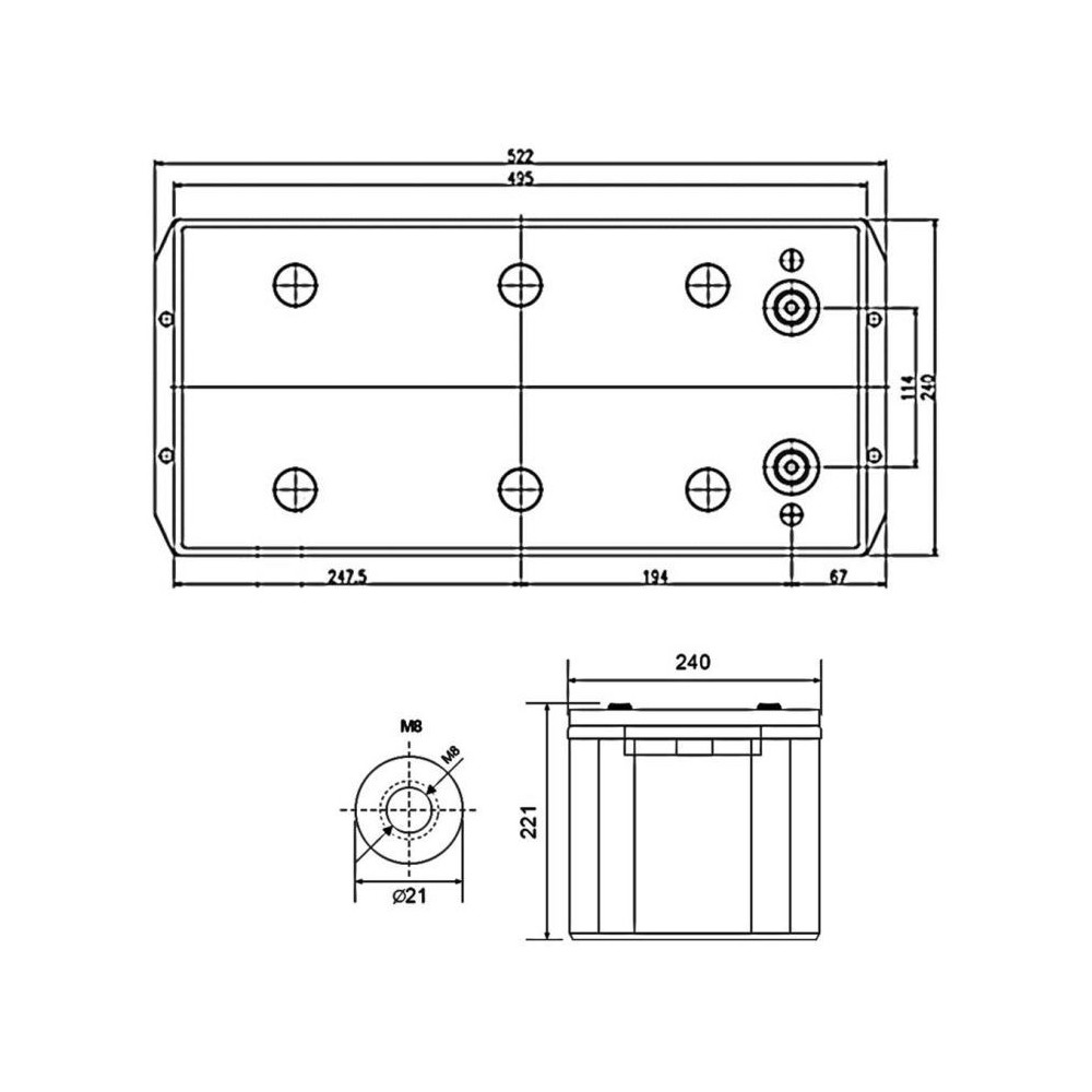 Battery 7STARS SHK210