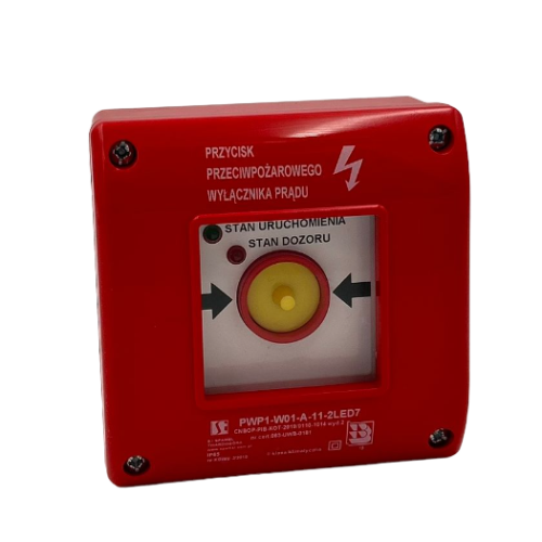 Emergency protection switch with double sigalling