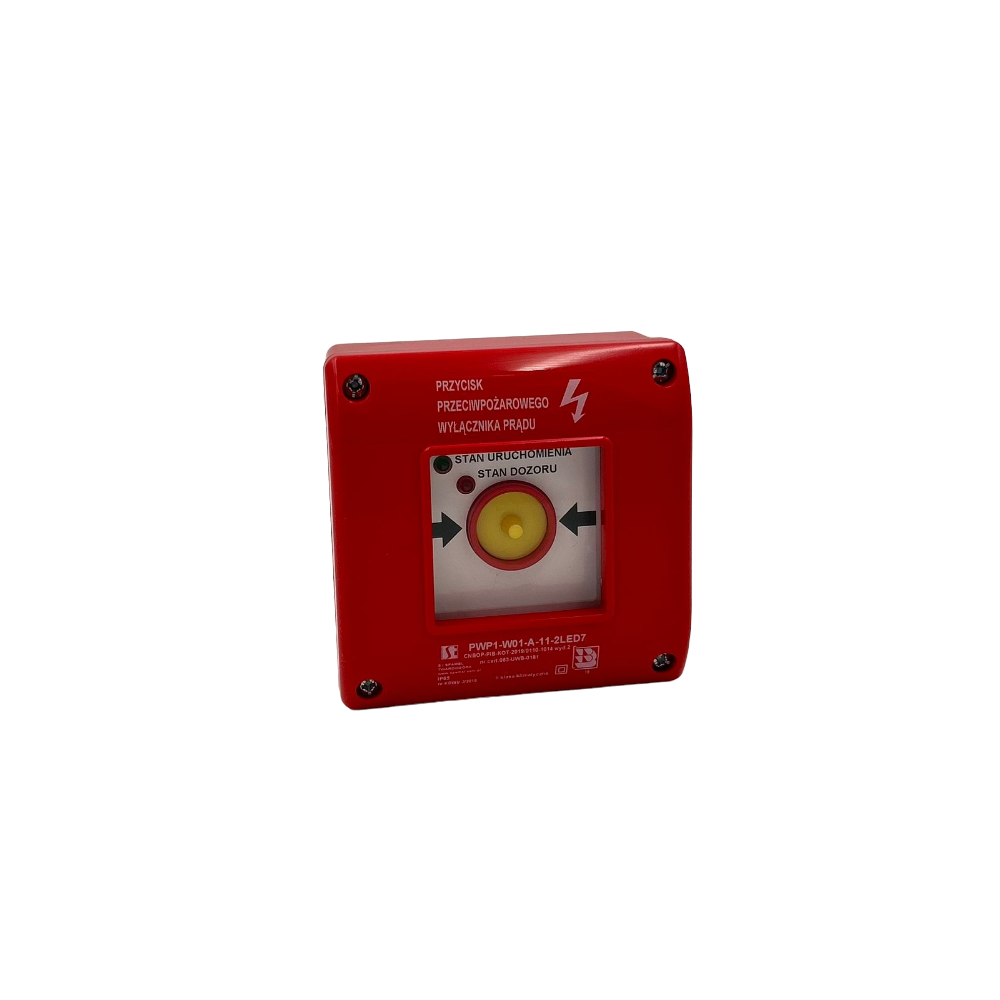 Emergency protection switch with double sigalling